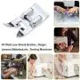 STORMSHOPPING 2 Pcs Universal General Purpose Zig Zag Foot for Singer, Brother, Janome, Kenmore, babylock, Toyota, etc. Domestic Low Shank Sewing Machines STORMSHOPPING 2 Pcs Universal General Purpose Zig Zag Foot for Singer, Brother, Janome, Kenmore, babylock, Toyota, etc. Domestic Low Shank Sewing Machines