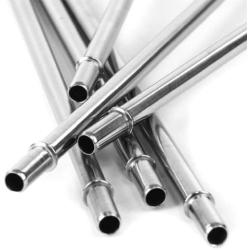 Stainless Steel Drinking Straws, 9.5'' Set of 6