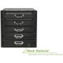 Mind Reader 5CABMESH-BLK Cabinet, Metal, File, Office Storage, Heavy Duty Multi-Purpose, Black 5 Drawer