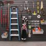 Proslat 88105 Heavy Duty PVC Slatwall Garage Organizer, 8-Feet by 4-Feet Section, Charcoal