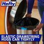 Hefty Gripper Tall White Trash Bags, Unscented, 13 Gallon, 80 Count