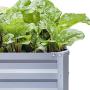 FOYUEE Galvanized Raised Garden Beds for Vegetables Metal Planter Boxes Outdoor Large Patio Bed Kit Planting Herb, 6x3x1ft