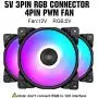 Pccooler 120mm Case Fan Dawn Series, 3M120HALO LED RGB Silent Fans - Advanced Lighting Customizations with 7 Colors&10 Lighting Modes - PWM High Performance Cooling Fan for PC Case Computer Fan Pccooler 120mm Case Fan Dawn Series, 3M120HALO LED RGB Silent Fans - Advanced Lighting Customizations with 7 Colors&10 Lighting Modes - PWM High Performance Cooling Fan for PC Case Computer Fan
