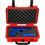 Eylar Tactical Hard Gun Case Water & Shock Proof with Foam TSA Approved 11.6 Inch 8.3 Inch 3.8 Inch (Red)