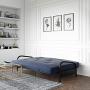 DHP Vermont Metal Futon Frame, Classic Design, Full Sized - Black DHP Vermont Metal Futon Frame, Classic Design, Full Sized - Black