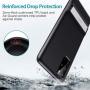 ESR Metal Kickstand Case Compatible with Samsung Galaxy S20 Plus (6.7-Inch) [Vertical and Horizontal Stand] [Reinforced Drop Protection] [Flexible TPU Case] – Solid Black