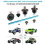 T-Power WLtoys A959 Upgrade Parts Aluminum Metal for 1/18 Electric Remote Control RC Car Fit A949 A969 A979 K929 Differential Gear