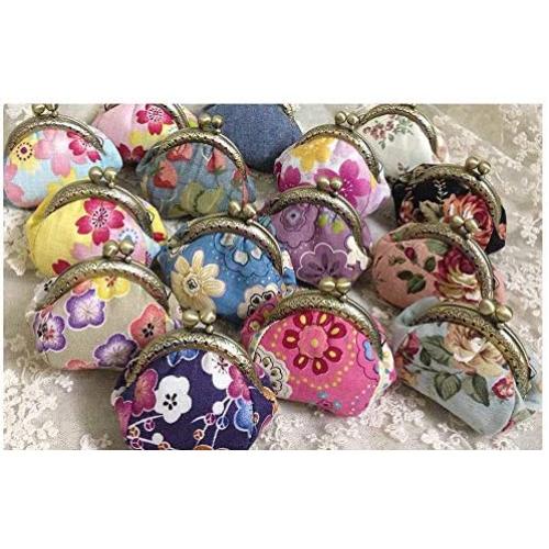 ORYOUGO Set of 5 Retro Coin Metal Purse Frame Making Kiss Clasp Lock for Clutch Leather Bag Handle Handbag Accessories Red Bronze Tone Bags Hardware