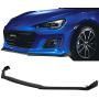 Front Bumper Lip Compatible With 2017-2020 SUBARU BRZ, STI Style PU Black Front Lip Spoiler Splitter by IKON MOTORSPORTS