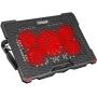 AICHESON Laptop Cooling Pad for 17.3'' Notebook, Red 5 Fans