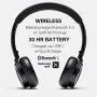 Status Audio BT One Wireless On-Ear Headphones - Bluetooth 5.0. + aptX, 30 Hours of Battery, USB-C + Quick Charge, Award Winning Sound + Minimalist Metal Design, Matte Finish (JetBlack)