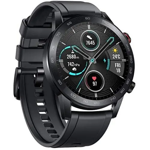 Honor MagicWatch 2 Smart Watch, 1.39'' AMOLED 5ATM Waterproof 14 Days Standby Smart Bracelet with GPS Bluetooth 46mm Fitness Tracker Activity Tracker (Black, 46mm) Honor MagicWatch 2 Smart Watch, 1.39'' AMOLED 5ATM Waterproof 14 Days Standby Smart Bracelet with GPS Bluetooth 46mm Fitness Tracker Activity Tracker (Black, 46mm)