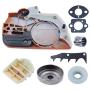 Adefol Chainsaw Brake Clutch Cover 8pcs Kit For Husqvarna 445 450 with .325'' 7T Clutch Drum, Worm Gear, Air Filter, Needle Bearing, Felling Dog, Gasket Replacement Parts for 544097902, 578097901 Adefol Chainsaw Brake Clutch Cover 8pcs Kit For Husqvarna 445 450 with .325'' 7T Clutch Drum, Worm Gear, Air Filter, Needle Bearing, Felling Dog, Gasket Replacement Parts for 544097902, 578097901