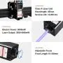 LE-4040 Desktop Laser Engraver 5000mW Class 4, 40x40cm CNC Laser Engraving Machine Wood Cutter Carving for Acrylic Leather MDF Logo Picture DIY Making GRBL Control LE-4040 Desktop Laser Engraver 5000mW Class 4, 40x40cm CNC Laser Engraving Machine Wood Cutter Carving for Acrylic Leather MDF Logo Picture DIY Making GRBL Control
