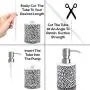 TopHomeStore Stainless Steel Soap and Lotion Dispenser Pumps, 2 Pieces, Replacement for Your Bottles, Includes 2 Nine Inch Tubes (2 Pack)
