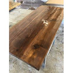 UMBUZÖ Solid Reclaimed Wood Desk (Glossy)
