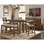 Signature Design by Ashley Moriville Counter Height Bar Stool, Beige Signature Design by Ashley Moriville Counter Height Bar Stool, Beige