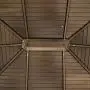 Outsunny 12’ x 10’ Steel Hardtop Canopy Patio Gazebo with Fully Enclosed Zippered Curtains & Comfortable Interior, Brown Outsunny 12’ x 10’ Steel Hardtop Canopy Patio Gazebo with Fully Enclosed Zippered Curtains & Comfortable Interior, Brown