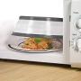 Tovolo Vented Collapsible Microwave Splatter Proof Food Plate Cover With Easy Grip Handle Dishwasher-Safe, BPA-Free Silicone & Plastic, 10.5'' Round, 10.5 inch, Charcoal