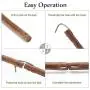 2 Pack Sewing Machine Belts 183cm 3/16'' Sewing Leather Belts Treadle Parts with Hook Replacement Leather Belt for Singer Jones Sewing Machine 2 Pack Sewing Machine Belts 183cm 3/16'' Sewing Leather Belts Treadle Parts with Hook Replacement Leather Belt for Singer Jones Sewing Machine