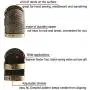 4 Pieces Sewing Thimble, Metal Copper Sewing Thimble Finger Protector Adjustable Finger Shield Ring Fingertip Thimble Sewing Quilting Craft Accessories DIY Sewing Tools(2 Small + 2 Medium) 4 Pieces Sewing Thimble, Metal Copper Sewing Thimble Finger Protector Adjustable Finger Shield Ring Fingertip Thimble Sewing Quilting Craft Accessories DIY Sewing Tools(2 Small + 2 Medium)