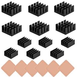 Heatsink Kit for Cooling Cooler Raspberry Pi 3 B+, Pi 3 B, Pi 2, Pi Model B (18 pcs)