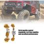 Tbest RC Front Rear Axle, Front Rear Axle RC Car Accessory Modification Parts Fit for Traxxas4 Trx4 Car