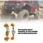 Tbest RC Front Rear Axle, Front Rear Axle RC Car Accessory Modification Parts Fit for Traxxas4 Trx4 Car Tbest RC Front Rear Axle, Front Rear Axle RC Car Accessory Modification Parts Fit for Traxxas4 Trx4 Car