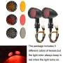 PBYMT Motorcycle Bullet Style Turn Signal Light Red Lamp Compatible for Chopper Bobber Cruiser Honda Suzuki Kawasaki Yamaha Harley BMW More (Black Housing) PBYMT Motorcycle Bullet Style Turn Signal Light Red Lamp Compatible for Chopper Bobber Cruiser Honda Suzuki Kawasaki Yamaha Harley BMW More (Black Housing)