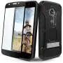 Moto E5 Plus / E5 Supra Case, Evocel [Explorer Series Pro] Premium Full Body Case with Glass Screen Protector, Belt Clip, Metal Kickstand for Motorola Moto E5 Supra/Moto E5 Plus, Black
