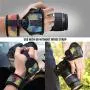 USA GEAR Professional Camera Grip Hand Strap with Geometric Neoprene Design and Metal Plate - Compatible with Canon, Fujifilm, Nikon, Sony and More DSLR, Mirrorless, Point & Shoot Cameras USA GEAR Professional Camera Grip Hand Strap with Geometric Neoprene Design and Metal Plate - Compatible with Canon, Fujifilm, Nikon, Sony and More DSLR, Mirrorless, Point & Shoot Cameras