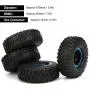 T best 4Pcs RC Wheels, 1.6in 1:10 Scale Remoted Control Tire Metal Inflatable RC Crawler Tire Replacement Part Accessory for SCX10 TRX4 D90 90046 1/10 RC Car T best 4Pcs RC Wheels, 1.6in 1:10 Scale Remoted Control Tire Metal Inflatable RC Crawler Tire Replacement Part Accessory for SCX10 TRX4 D90 90046 1/10 RC Car