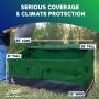 YardStash Outdoor Storage Deck Box XL: Easy Assembly, Portable, Versatile (150 Gallon, 20 Cubic Feet, Green)