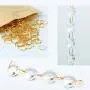H&D 500pcs Round Edged Split Circular Ring Clips for Crystal Lamps, Crystal Curtain, Crystal Garland, Necklaces, Keys, Earrings, Jewelry Making and Craft Ideas (11mm, Golden) H&D 500pcs Round Edged Split Circular Ring Clips for Crystal Lamps, Crystal Curtain, Crystal Garland, Necklaces, Keys, Earrings, Jewelry Making and Craft Ideas (11mm, Golden)
