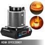 VEVOR 3KG Gold Melting Furnace 2100W Digital Melting Furnace Machine 2102°F Electric Melting Furnace with Graphite Crucible for Refining Scrap Silver Gold Copper Aluminum 110V Refining Casting Furnace