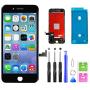 QTlier iPhone 7 Screen Replacement,LCD Display and Touch Screen Digitizer Replacement Frame Assembly with Repair Tool Kit(Black, 4.7Inch, for iPhone 7)