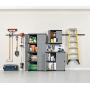 Rubbermaid Storage 72 Inch, Four-Shelf, 2 Door cabinet, Resin Locking Storage Cabinet