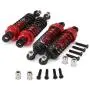 4pcs Front/Rear Shock Absorber Kits for 1/18 RC Wltoys A959 A969 A979 K929 Parts Buggy Truck Rally Car Upgrades (Red)