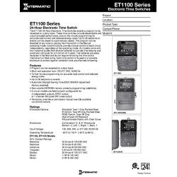 Intermatic ET1105C Time Switch, 1-Circuit/30-Amp Rating, Gray