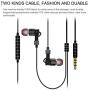 Earphones with Mic Wired Dual Drivers Heavy Bass Metal in-Ear Earbuds Balanced Armature Dynamic Hybrid TIMMKOO Headphones(Black)