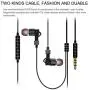 Earphones with Mic Wired Dual Drivers Heavy Bass Metal in-Ear Earbuds Balanced Armature Dynamic Hybrid TIMMKOO Headphones(Black)