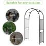 S AFSTAR Metal Garden Arch for Wedding, Plants Climbing Pergola, Decoration Arbor for Party Garden