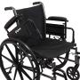 ProBasics Lightweight Wheelchair for Adults with Flip Back Desk Arms and Swing-Away Foot Rests - 16'' x 16'' Seat