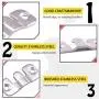 Hilitchi 120Pcs Assorted Metal Universal Sectional Sofa Interlocking Furniture Connector Bracket with Screws Hilitchi 120Pcs Assorted Metal Universal Sectional Sofa Interlocking Furniture Connector Bracket with Screws