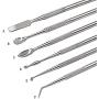 PHYHOO Wax Carvers Set Double Ended Dental Wax Modeling Sculpting Tools Dental Picks Polymer Pottery Clay Carving Tool Stainless Steel 12 Pieces