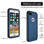 Cozycase Waterproof Case for iPhone 8 Plus/iPhone 7 Plus Case, Shockproof Full-Body Rugged Case with Built-in Screen Protector for Apple iPhone 8 Plus / 7 Plus - (Blue)