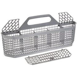 GE WD28X10128 Genuine OEM Silverware Basket (Grey) for GE Dishwashers