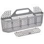 GE WD28X10128 Genuine OEM Silverware Basket (Grey) for GE Dishwashers