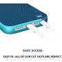EXSEK iPhone 5/5S SE Case, Hybrid Impact Ultra Slim 3 Color Shockproof Case [Anti-Slip] Scratch Resistant Soft Gel Rugged Case for iPhone 5/5S (Dark Blue)