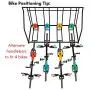 BirdRock Home 4 Bike Stand Rack with Storage – Metal Floor Bicycle Nook – Great for Parking Road, Mountain, Hybrid or Kids Bikes – Garage Organizer - Helmet - Sports Storage Station - Black BirdRock Home 4 Bike Stand Rack with Storage – Metal Floor Bicycle Nook – Great for Parking Road, Mountain, Hybrid or Kids Bikes – Garage Organizer - Helmet - Sports Storage Station - Black